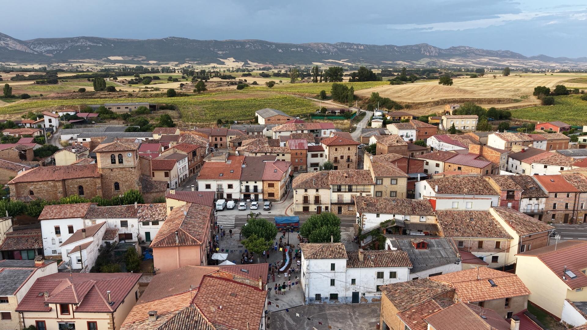 Imagen de la Plaza Mayor desde el aire