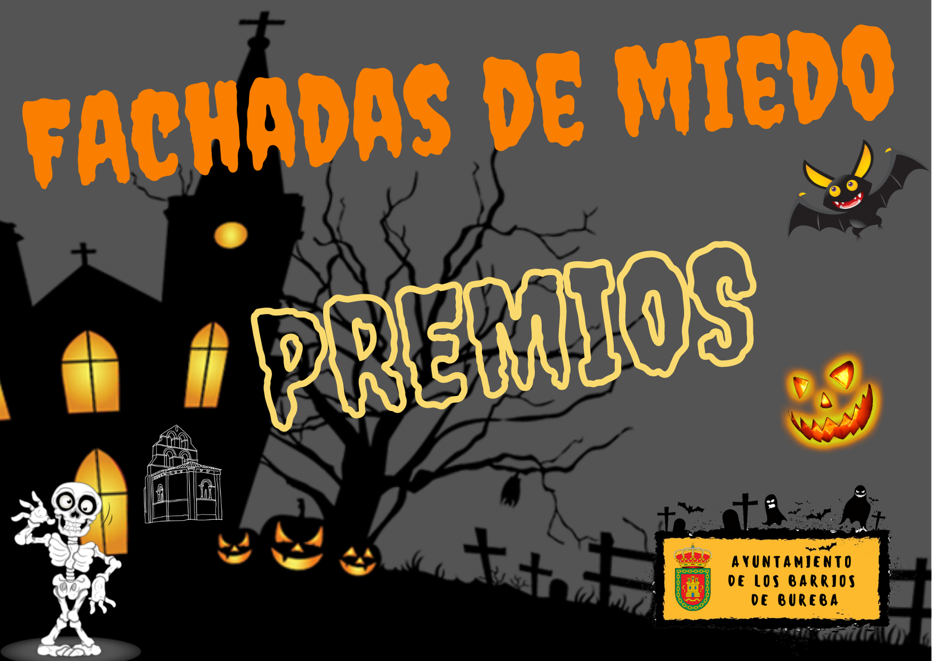 Premiados en el I concurso "Fachadas de Miedo" Halloween 2021