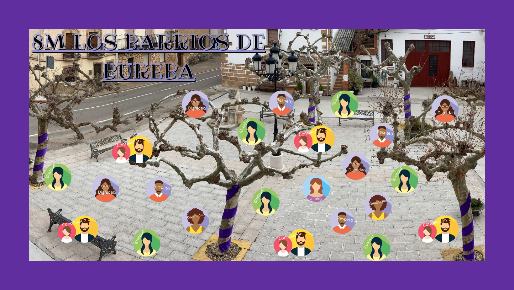 Convocatoria manifestación virtual 8M: Día Internacional de la Mujer.